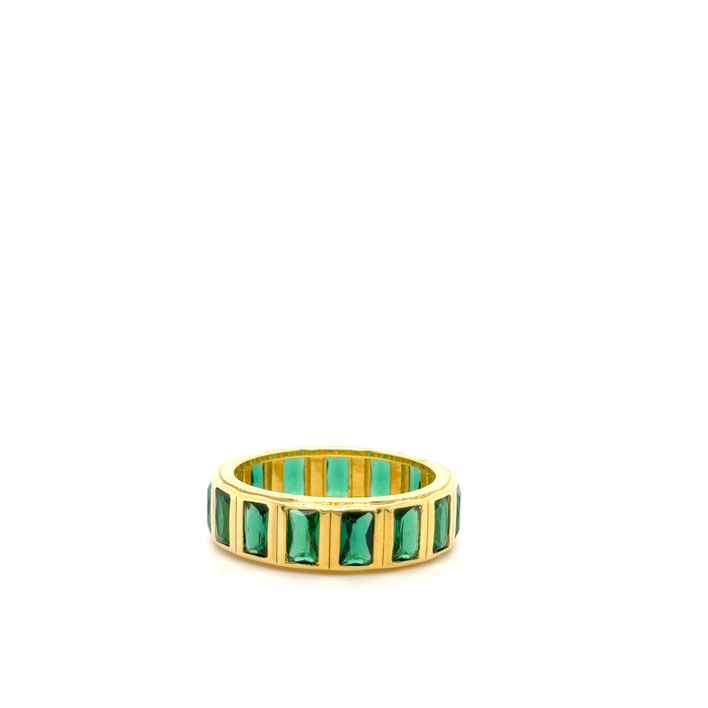 GREEN CHUNKY GOLD BAND