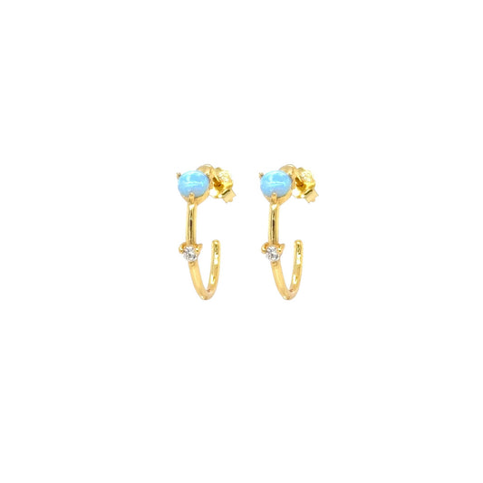 BABY BLUE OPAL GOLD