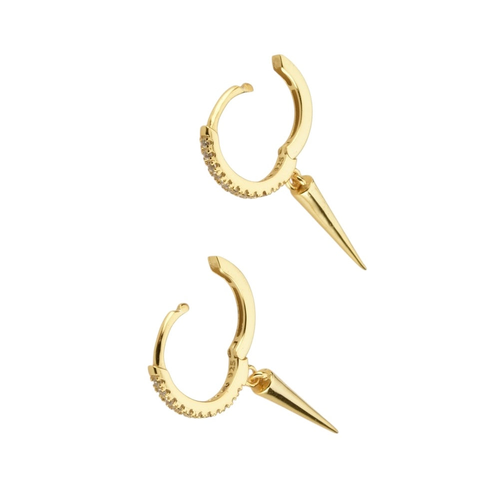 SPIKE HANGING HUGGIE GOLD