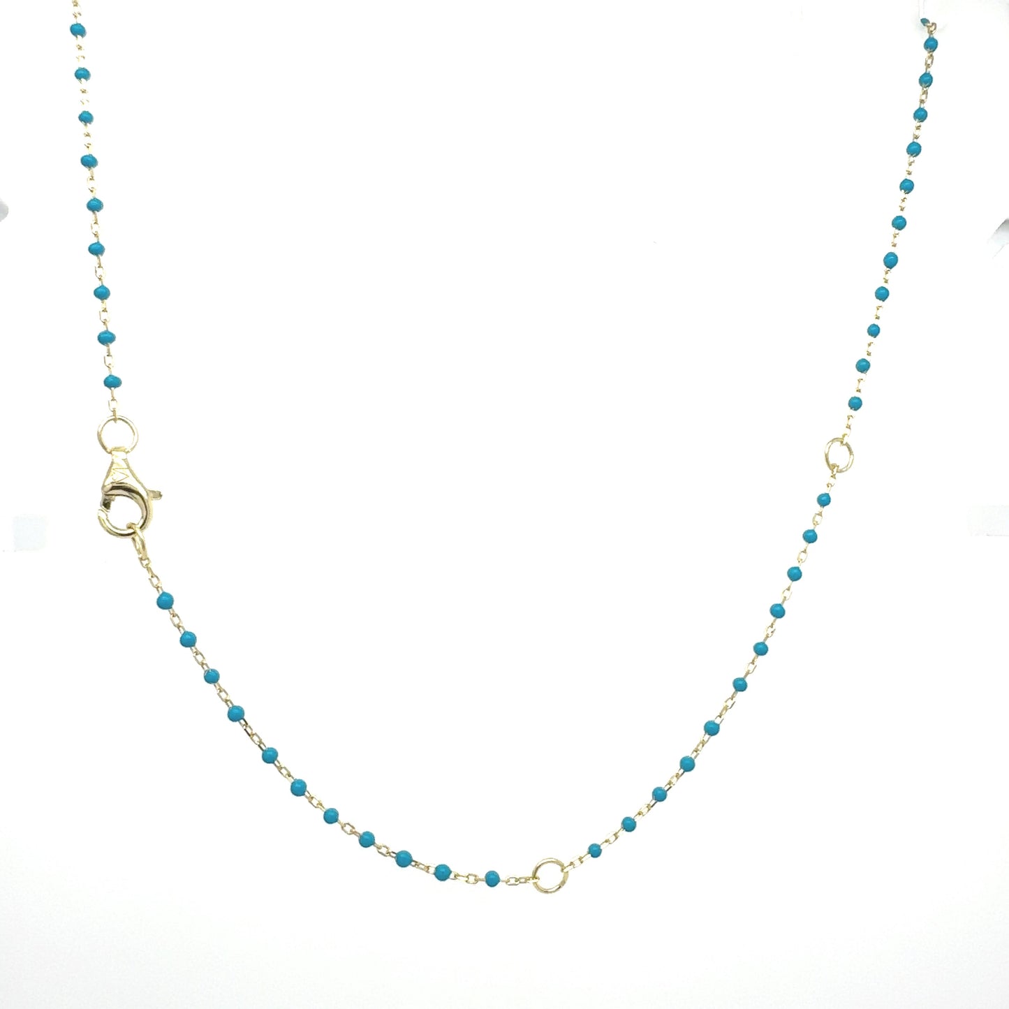 Evil Eye Necklace .925 silver 14k Gold Plated