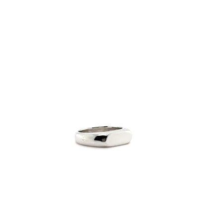 Flat Rectangle Gold Ring