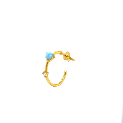 BABY BLUE OPAL GOLD