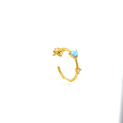 BABY BLUE OPAL GOLD