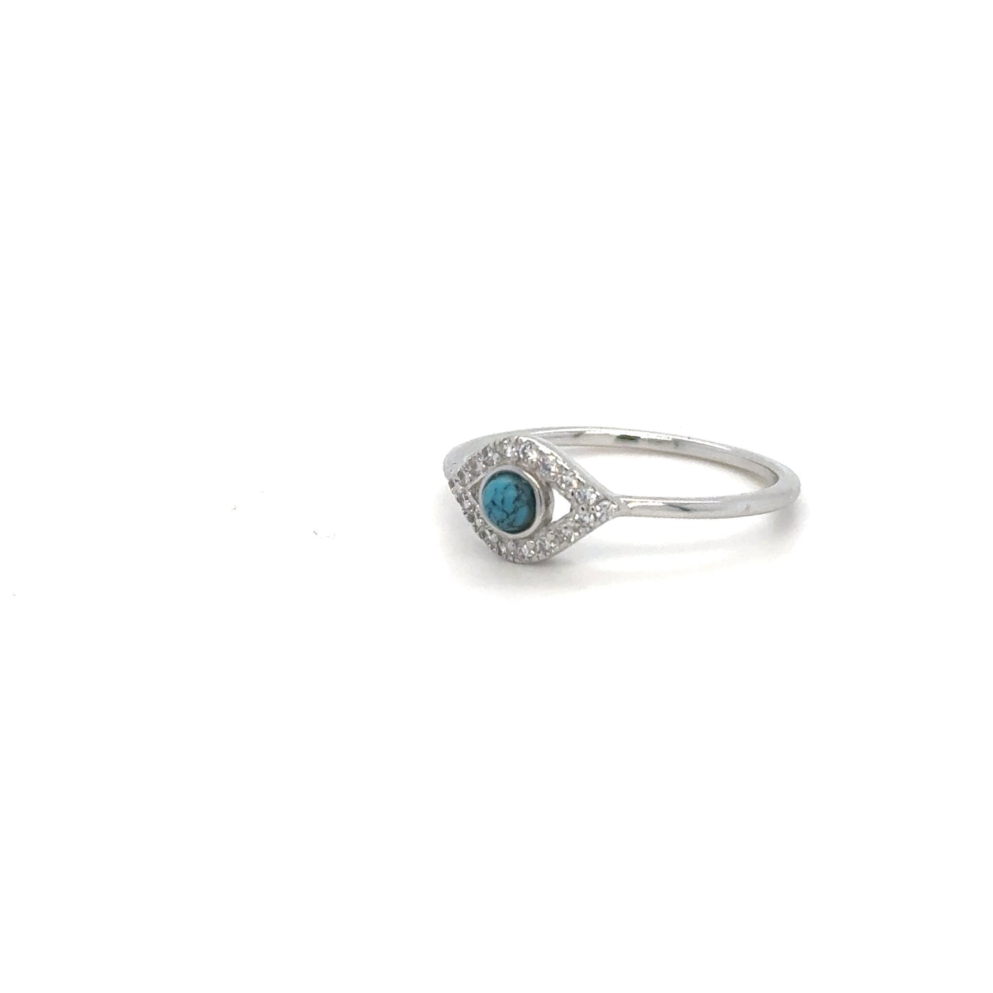 EVIL EYE TURQUOISE GOLD RING