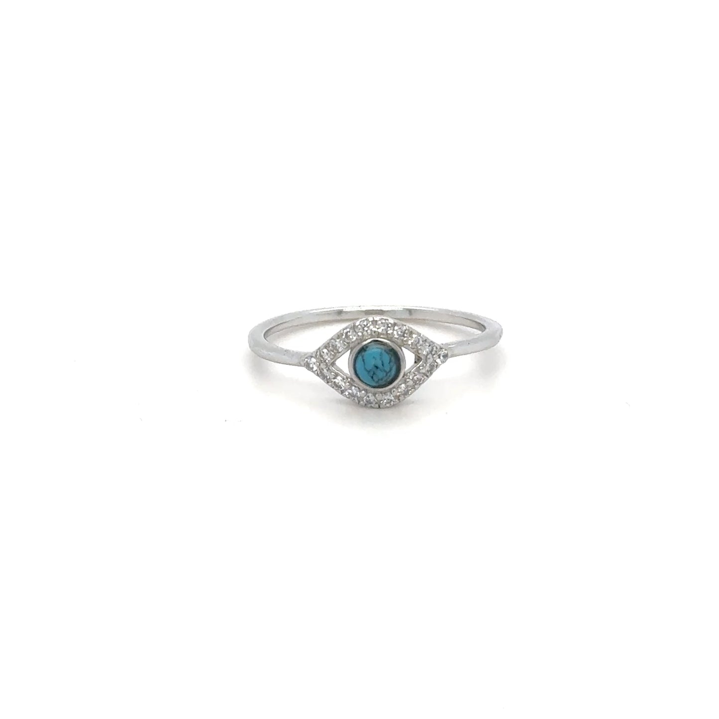 EVIL EYE TURQUOISE GOLD RING