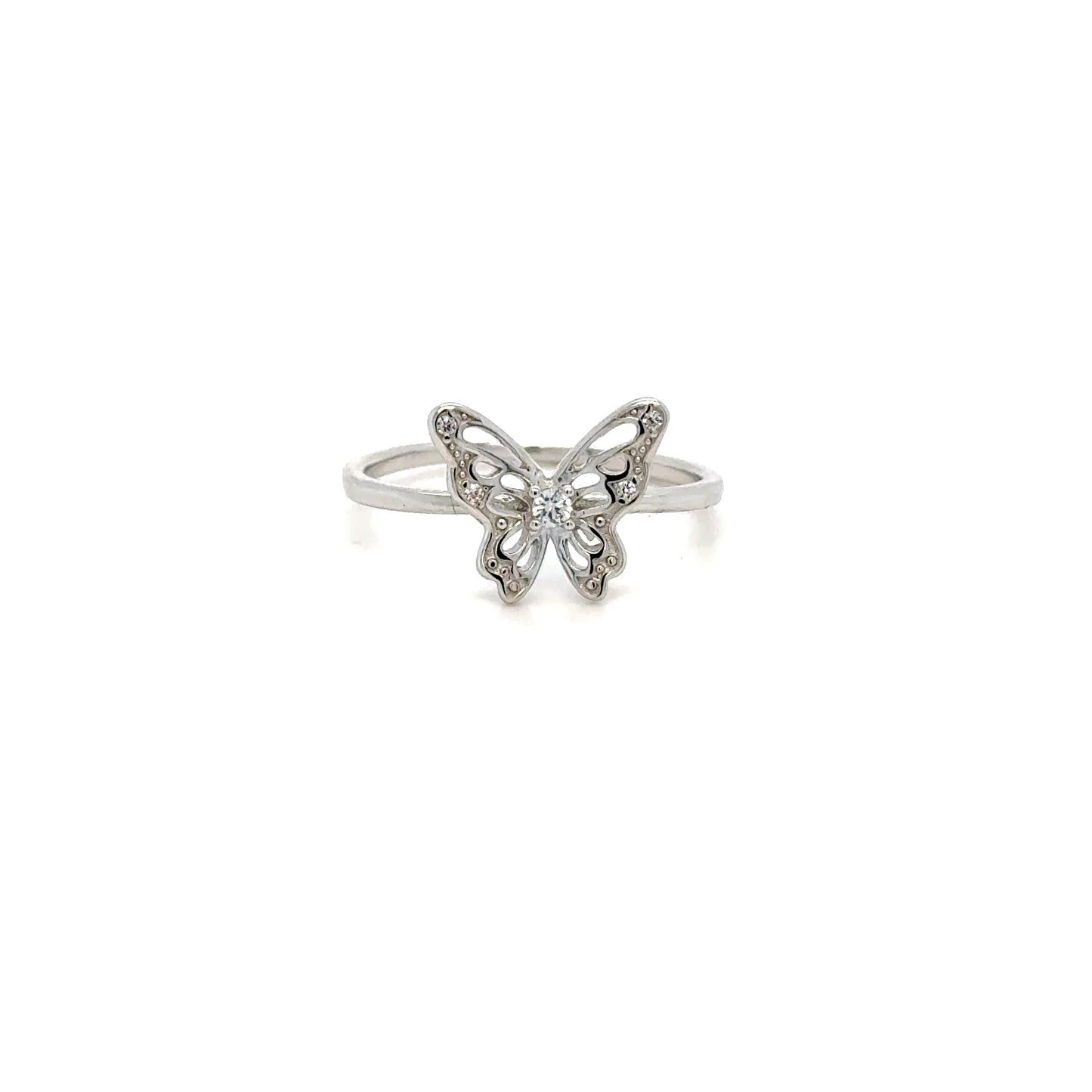 Butterfly Silver Ring