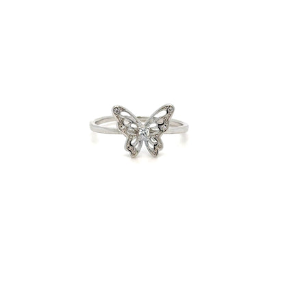 Butterfly Silver Ring