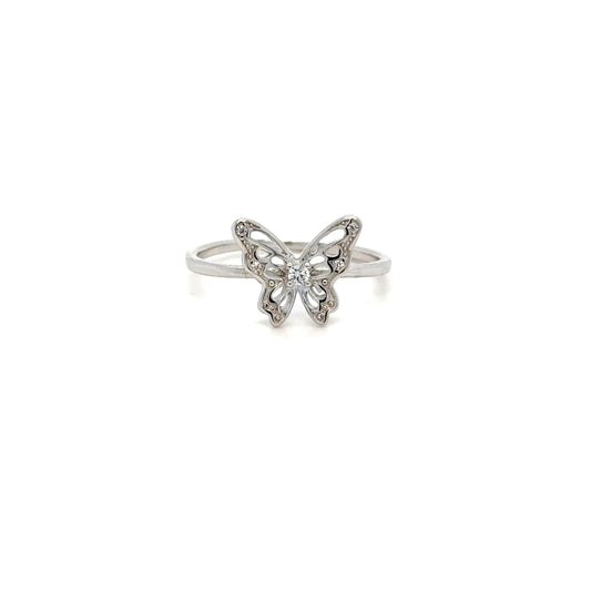 Butterfly Silver Ring