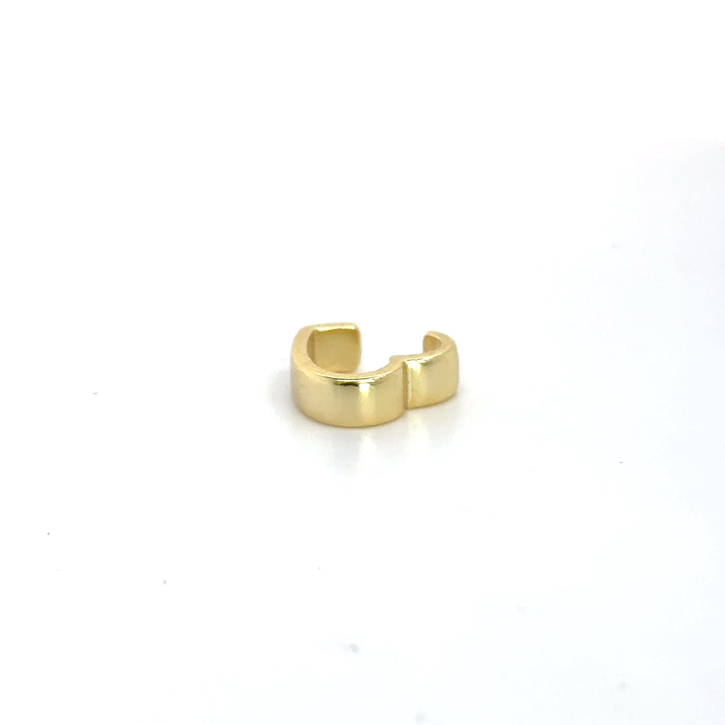 CHUNKY HEART SILVER CUFF