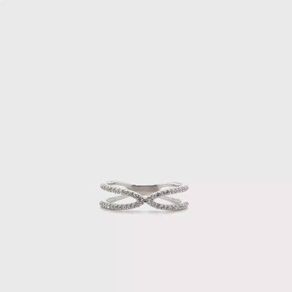 X ZZ SILVER RING